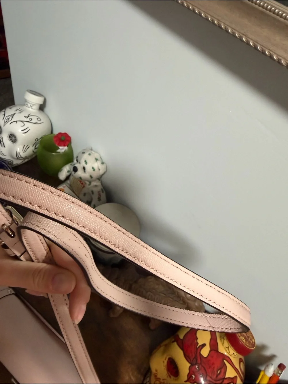 Kate Spade Pink Stud-Trim Crossbody Bag